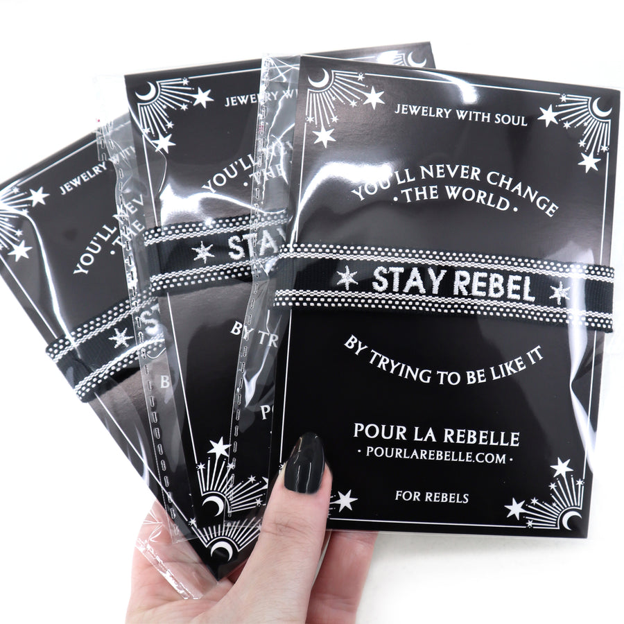 Armband "Stay Rebel"
