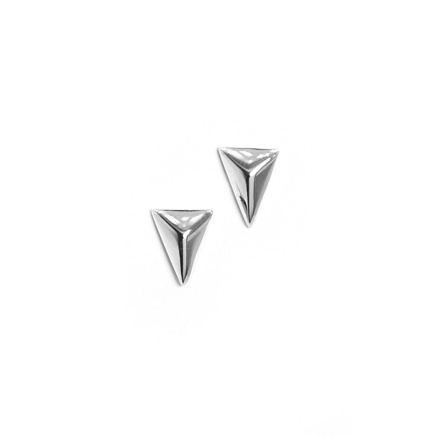Geometrische Ohrringe Pyramide 925 Silber, Dreieck Ohrstecker, Ohrringe geometrisch, Ohrringe Silber, Gemetrischer Schmuck von Pour la Rebelle
