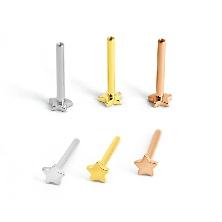 Nordstern Piercing Stecker