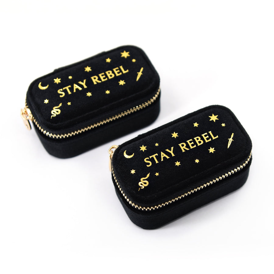 🎁 Small jewelry box "Stay Rebel"
