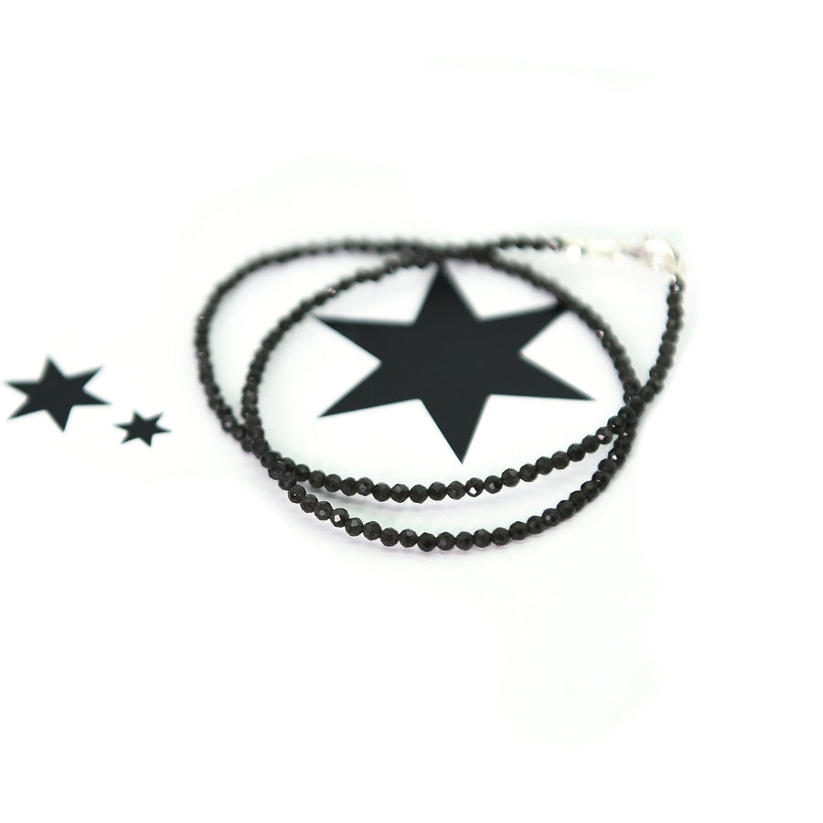 Black Agate Choker Necklace
