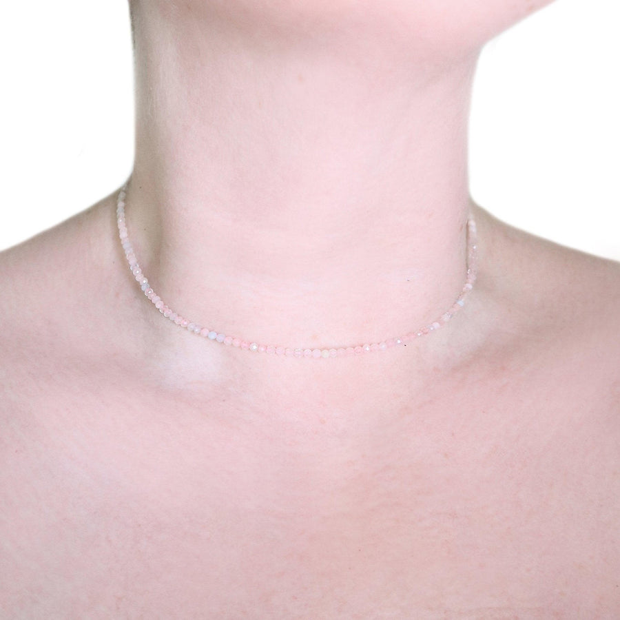 Morganite Choker Necklace