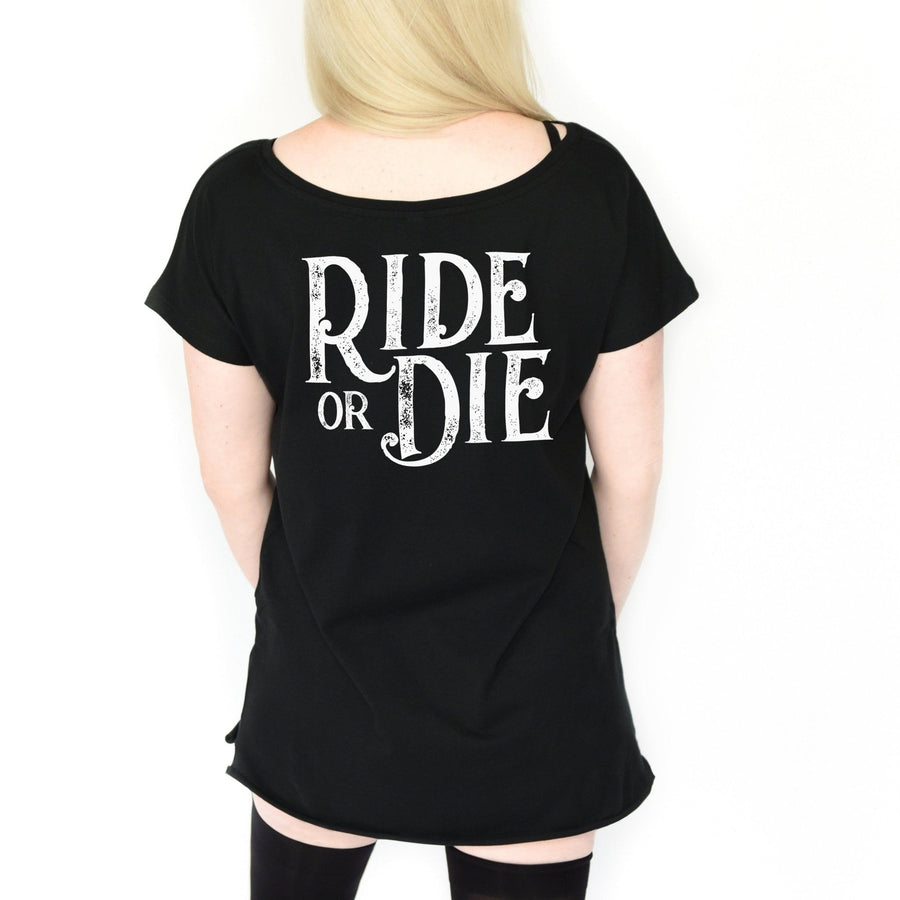 Ride or Die Minikleid Longshirt