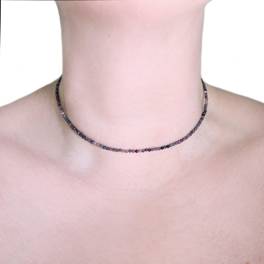 Saphire Choker Necklace